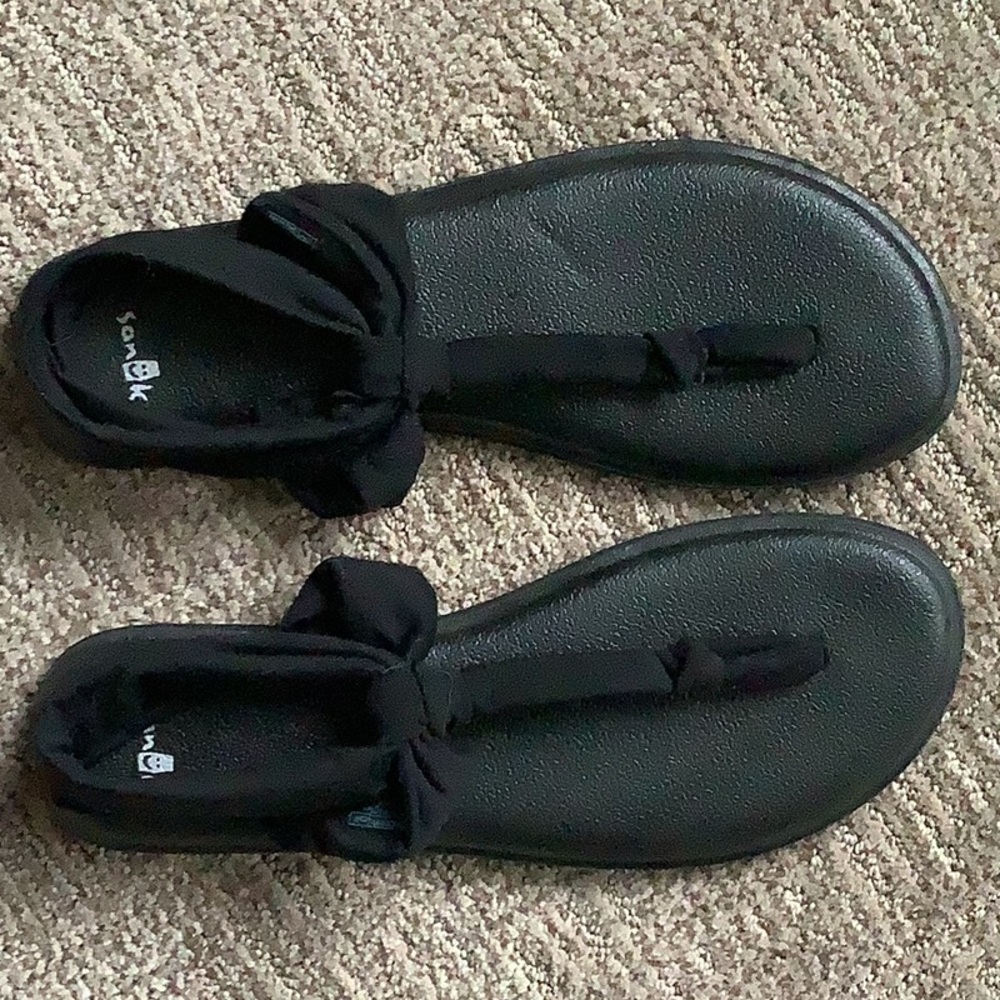Sanuk Yoga Sling Sandals, black 9